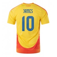 Colombia James Rodriguez #10 Replika Hemmatröja Copa America 2024 Kortärmad